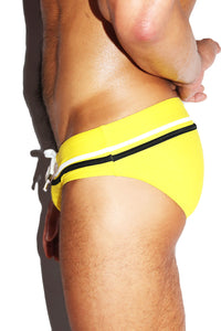 69 Stripe Swim Bikini- Yellow