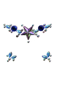 Marina Star Lower Back Gems  - Blue