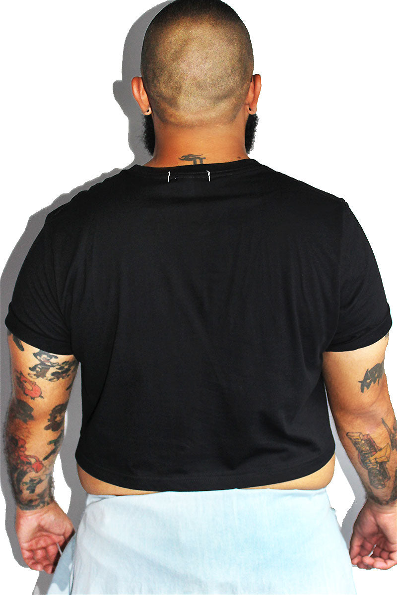 PLUS: Baby Bear Crop Tee - Black – Marek+Richard