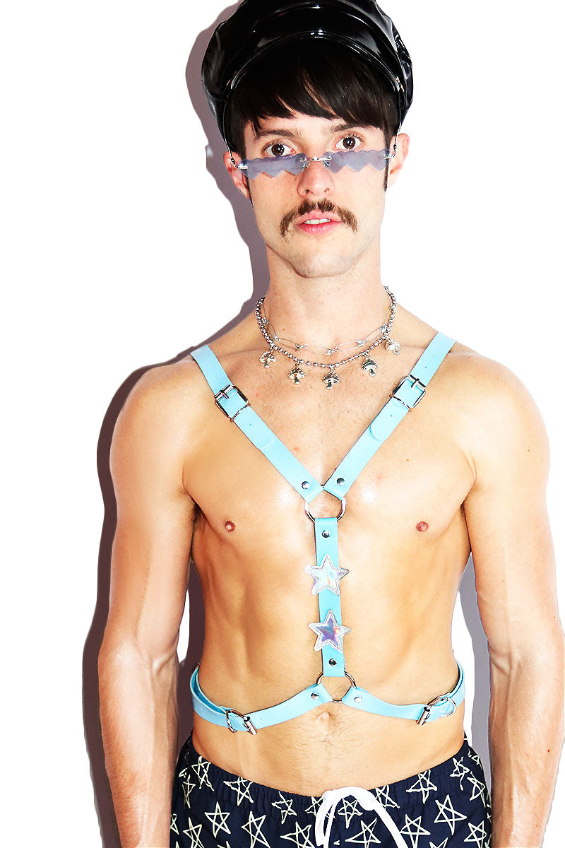 Star Boy Angel Wings Harness-Blue