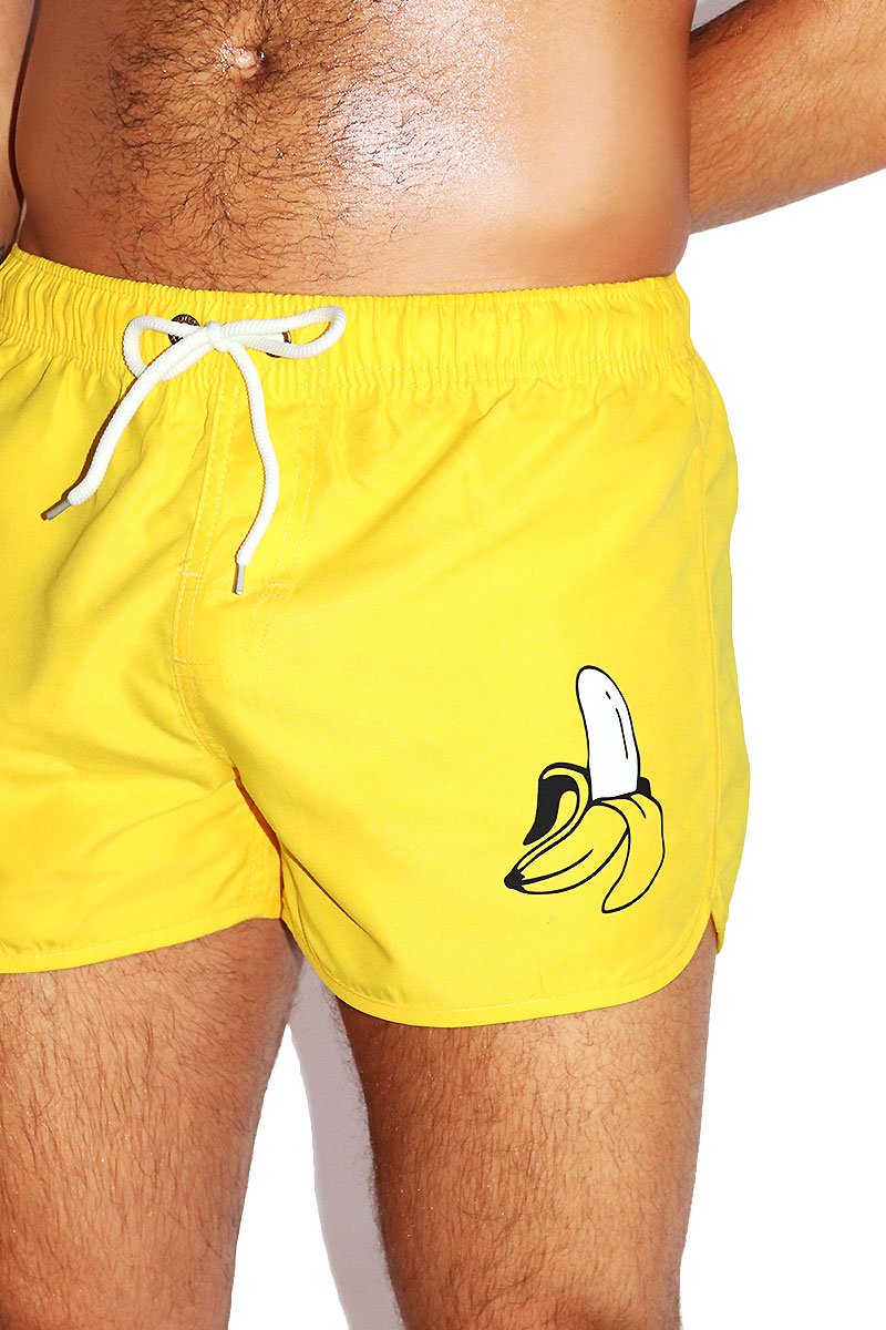 Banana Board Shorts-Yellow