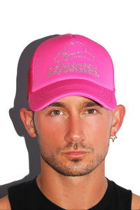 Cowgirl Foam Dad Hat -Pink