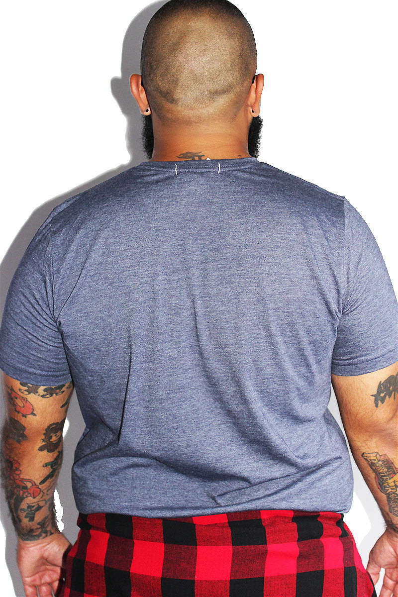 PLUS: The Bigger the Better Tee-Heather Navy