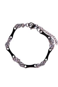 Y2k Chain Bracelet-Silver