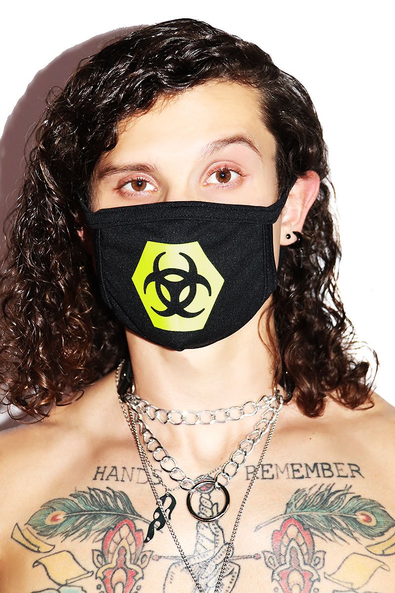 Biohazard Face Mask- Black