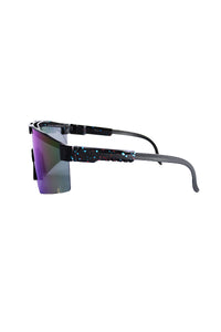 Water Sports Shield Sunglasses- Black