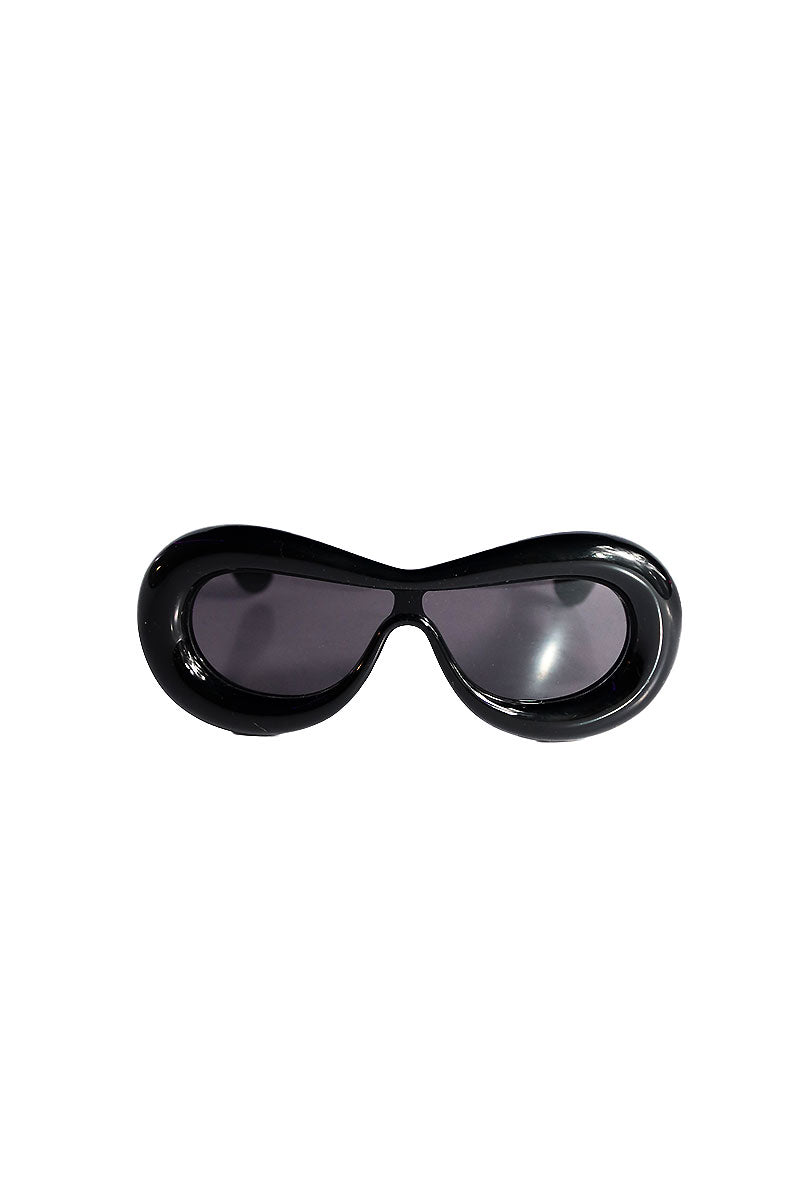 Retro Futurism Sunglasses- Black