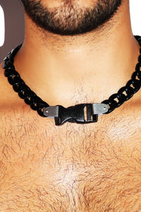 Buckle Necklace-Black