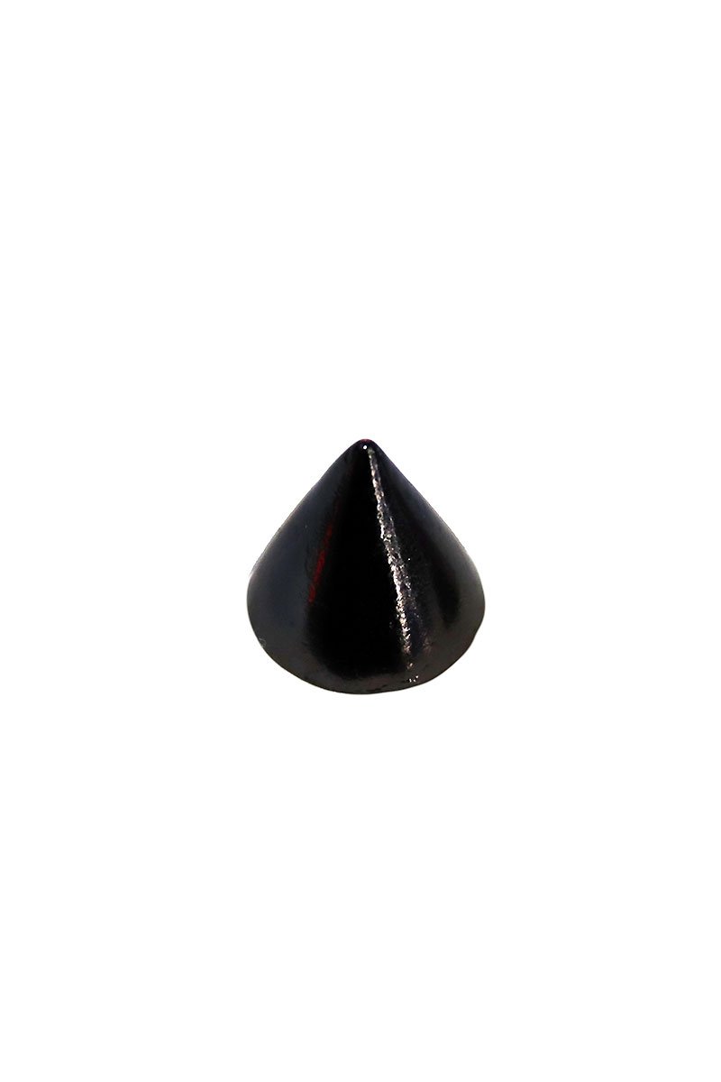 Spike Cone Single Earring- Black