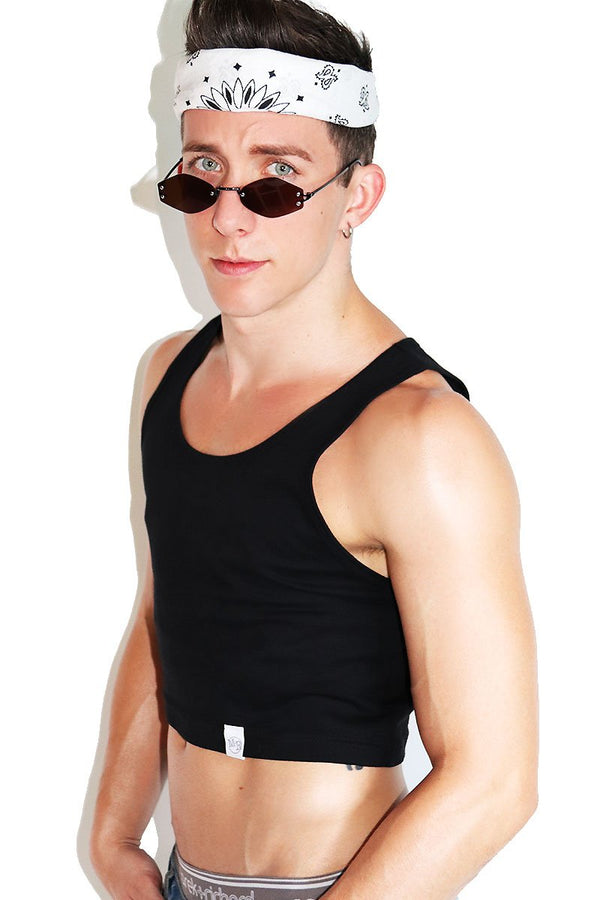 Multipack-Core Crop Racerback Tanks in Basics, view 2