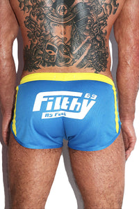 Filthy 69 Booty Shorts- Royal Blue
