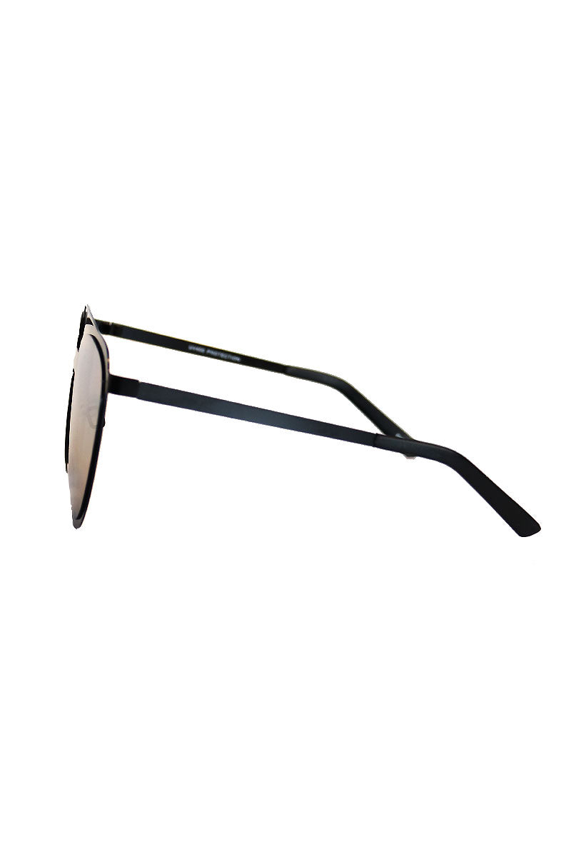 Double Entendre Sunglasses-Black