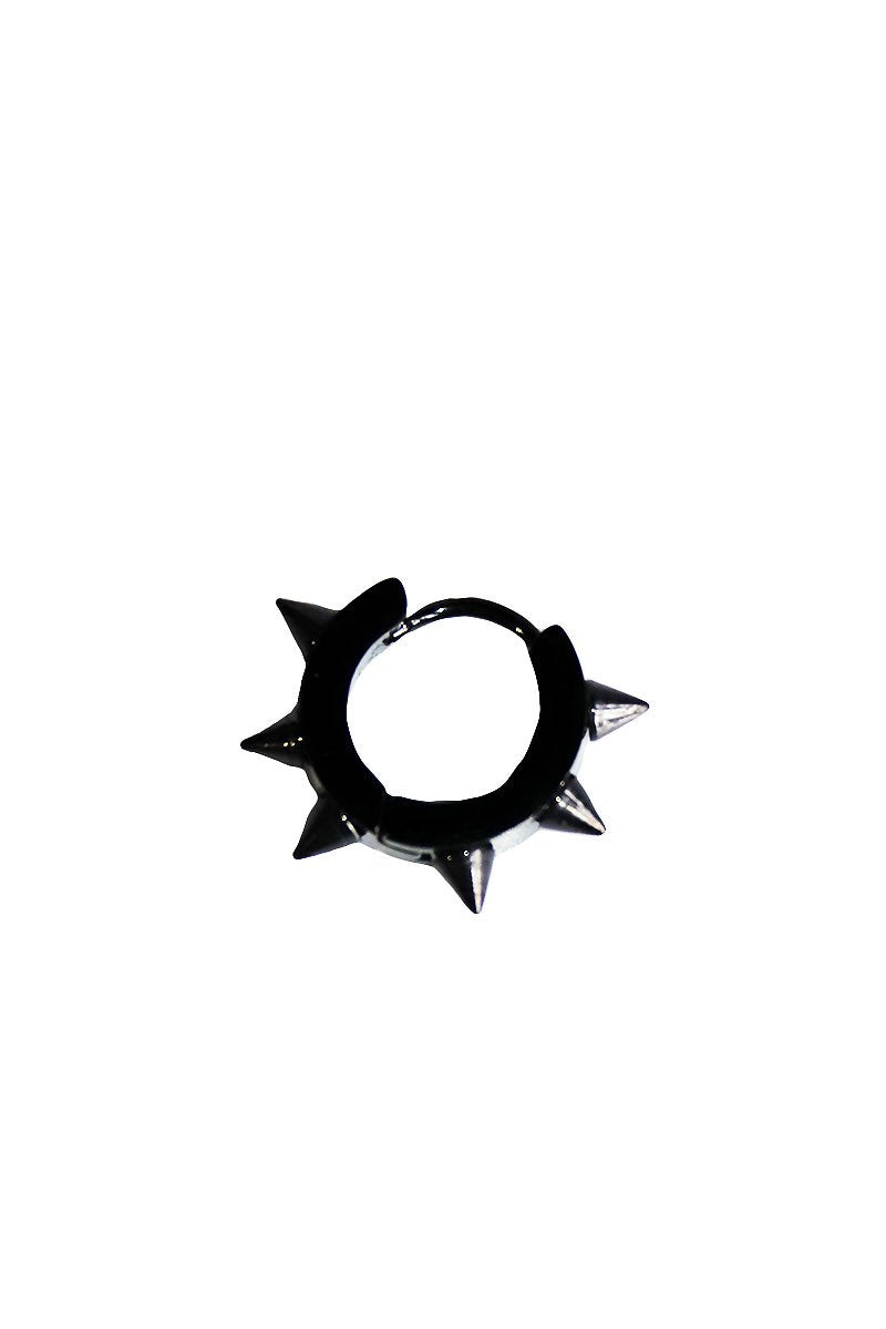 Bowser Crescent Single Earring- Black