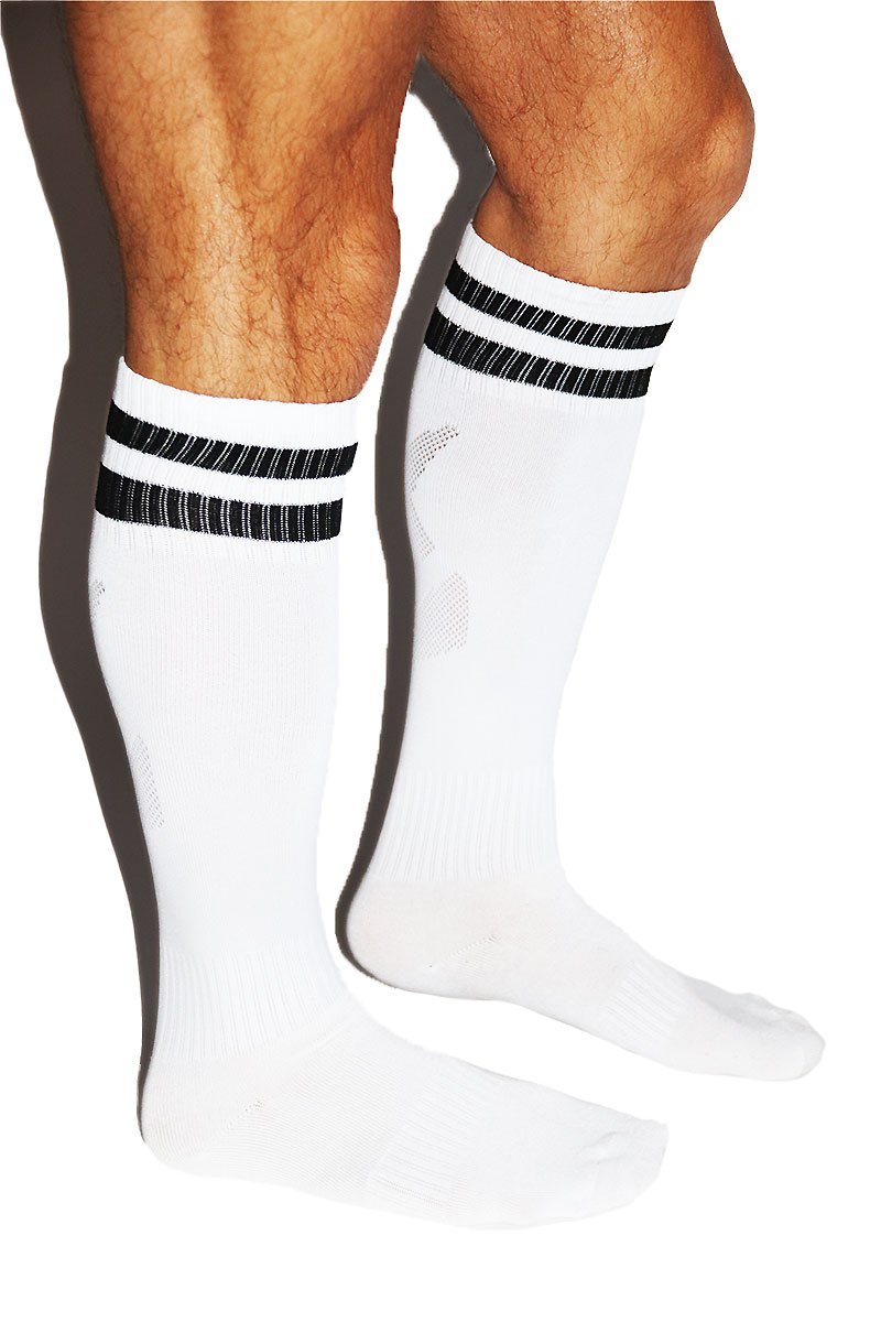 Sport Knee High Socks- Black