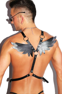 Angel Wings Harness- Black