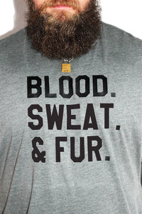PLUS: Blood. Sweat. & Fur. Shredder Tank - Charcoal