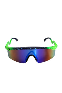 Splatter Ski Shade Sunglasses-Green