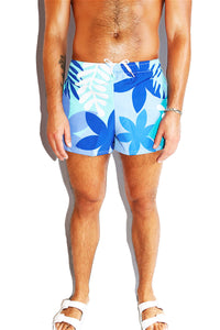 Cool Jungle All Over Active Shorts- Blue