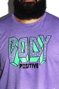 PLUS: Body Positive Crop Tee - Purple