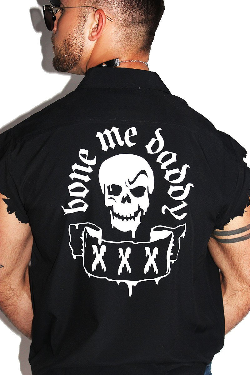 Bone Daddy Sleeveless Shirt - Black