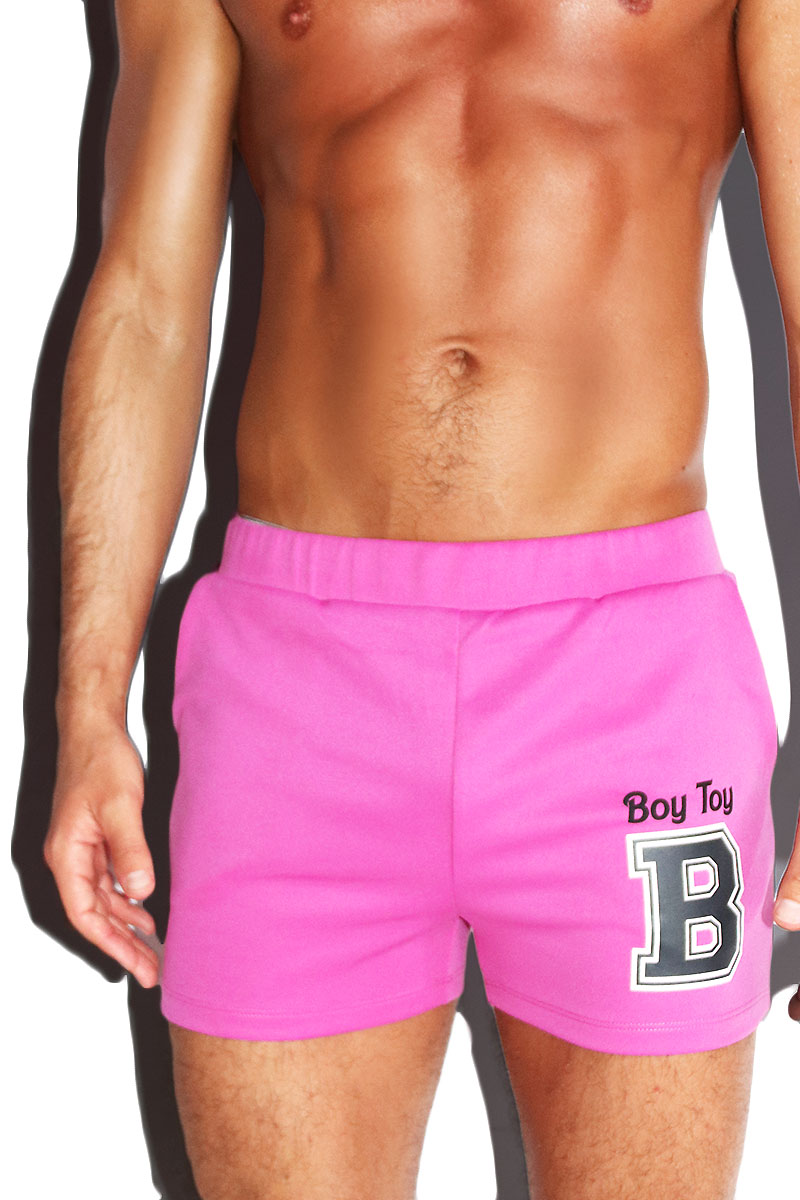 Boy Toy Booty Shorts- Pink