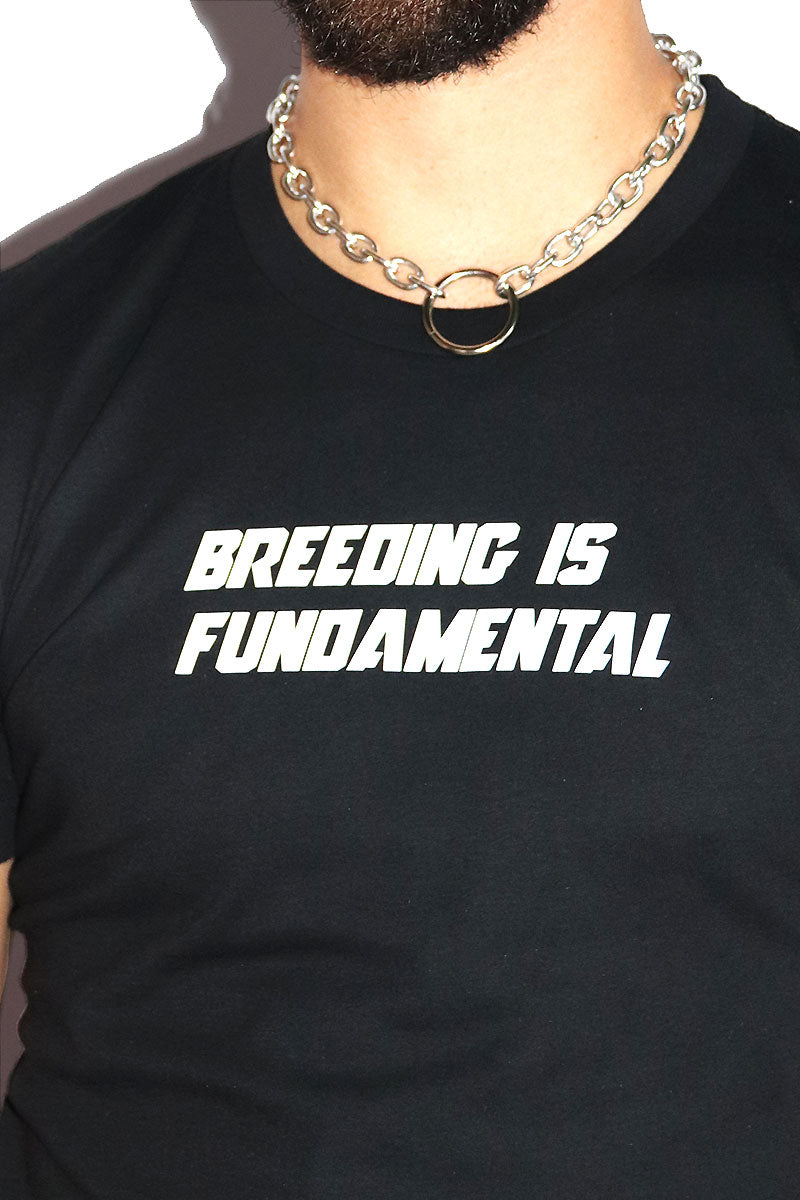 Breeding Is Fundamental Tee- Black