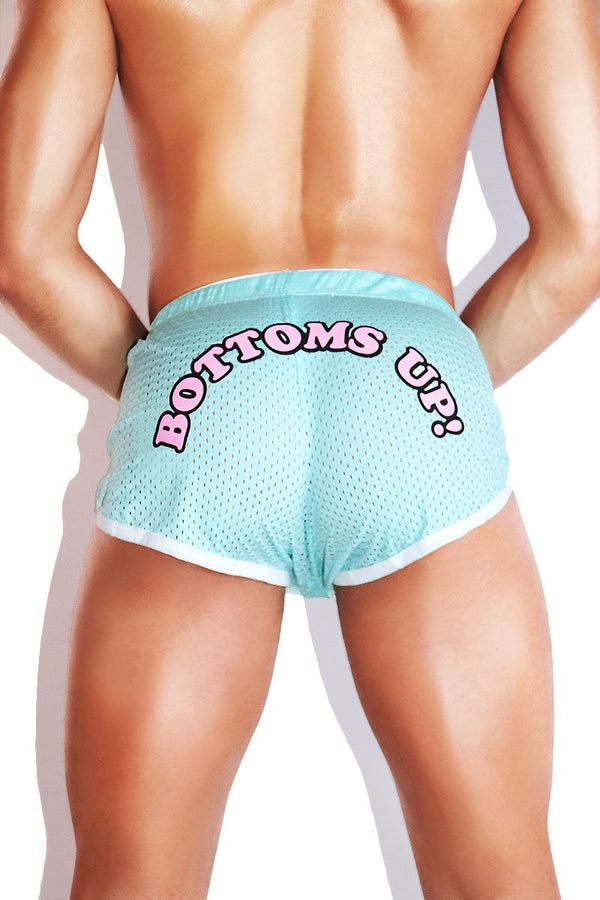Bottom's Up Shorty Shorts in Teal