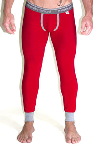 Core Long Johns- Red