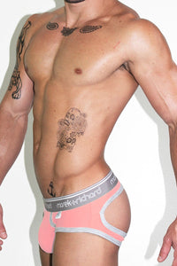 Core Open Back Brief-Pink