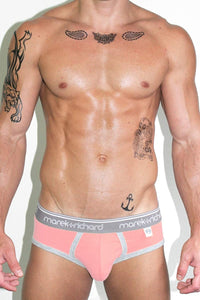 Core Open Back Brief-Pink 