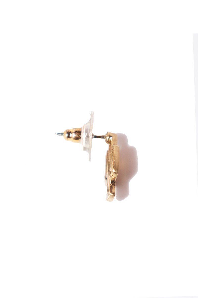 Cactus Single Earrings-Gold