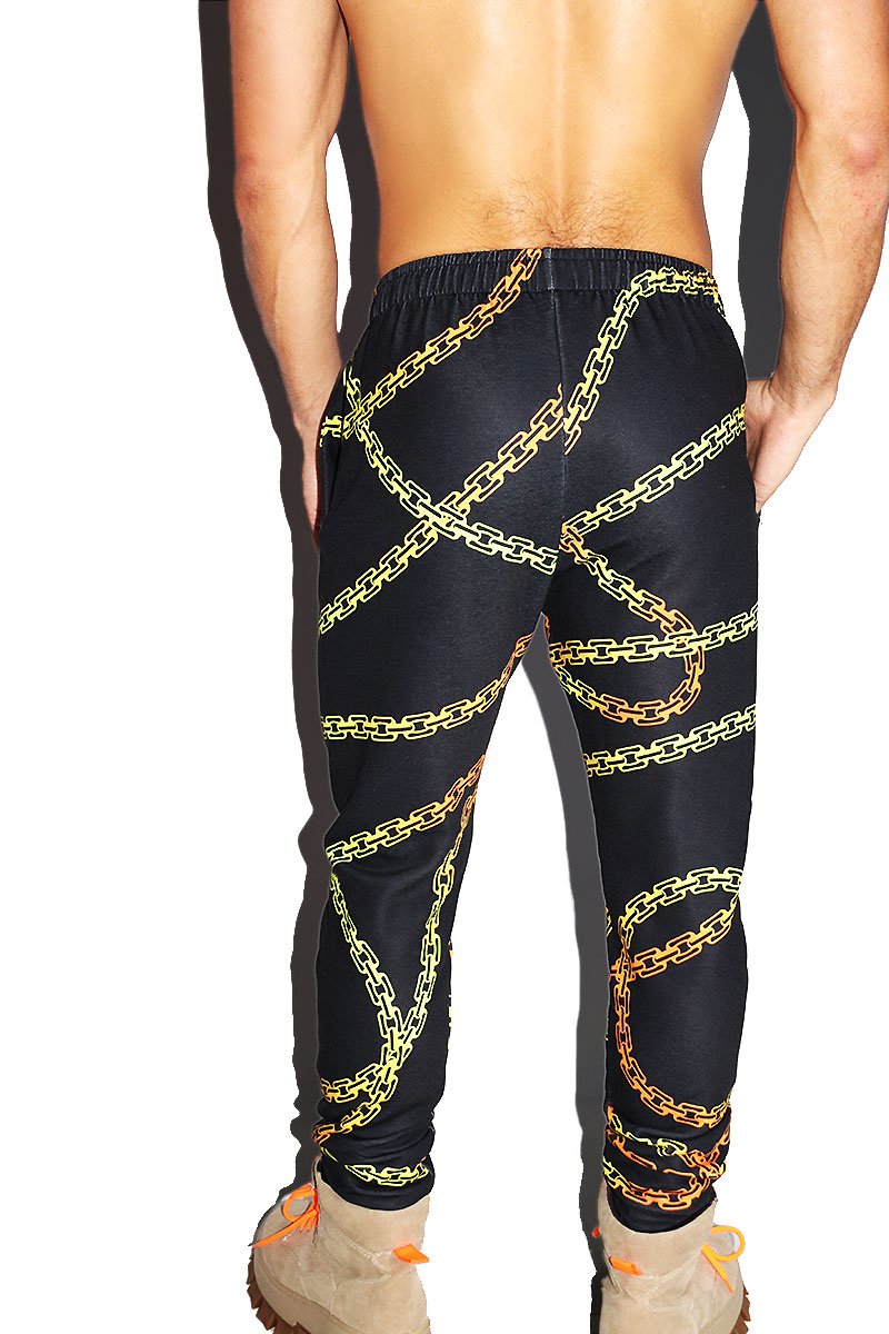 Black Cargo Pants Women y2k Techwear Loose Street Rock Style Casual Cinch  Bottom Jogger Pants Gothic Chain Pants - Walmart.com