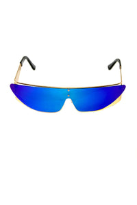 Gold Combination Shield- Blue