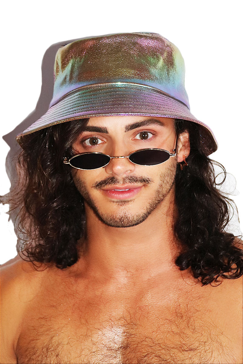 Purple Prism Bucket Hat - Purple