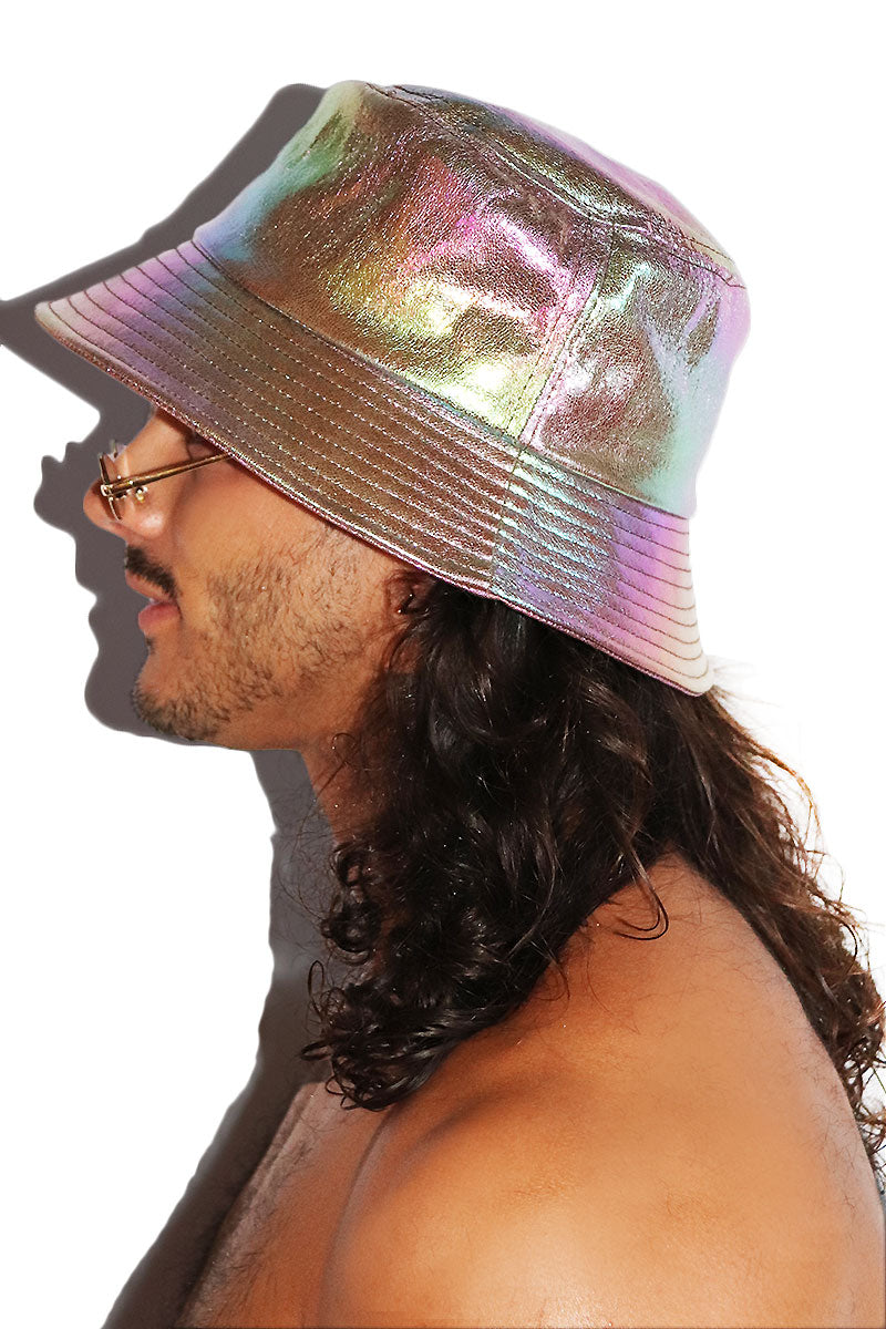 Purple Prism Bucket Hat - Purple