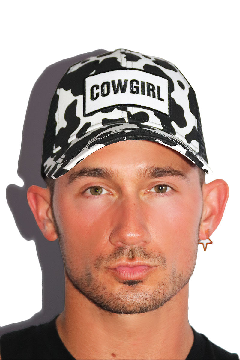 Cowgirl Foam Dad Hat -Black