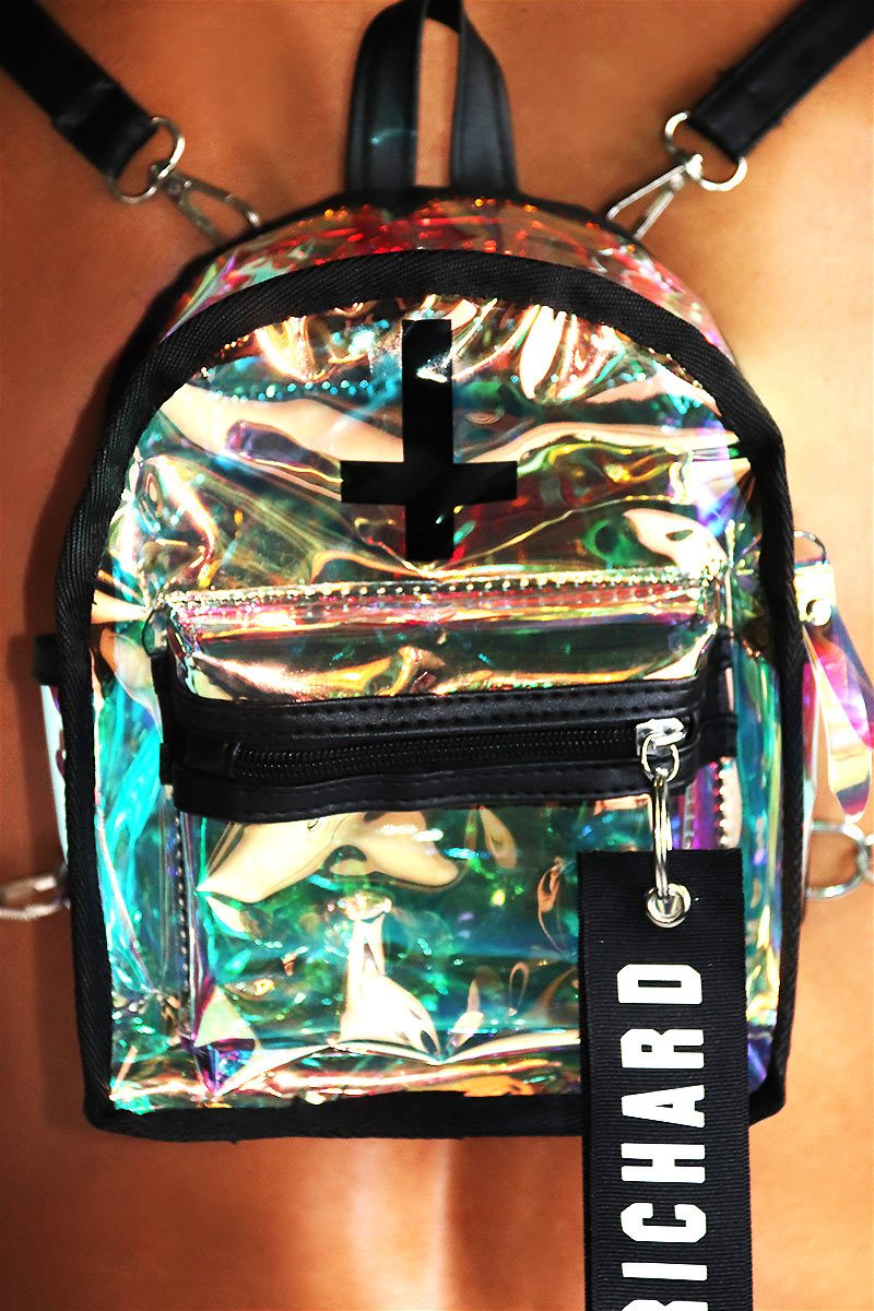 Holographic discount mini backpack