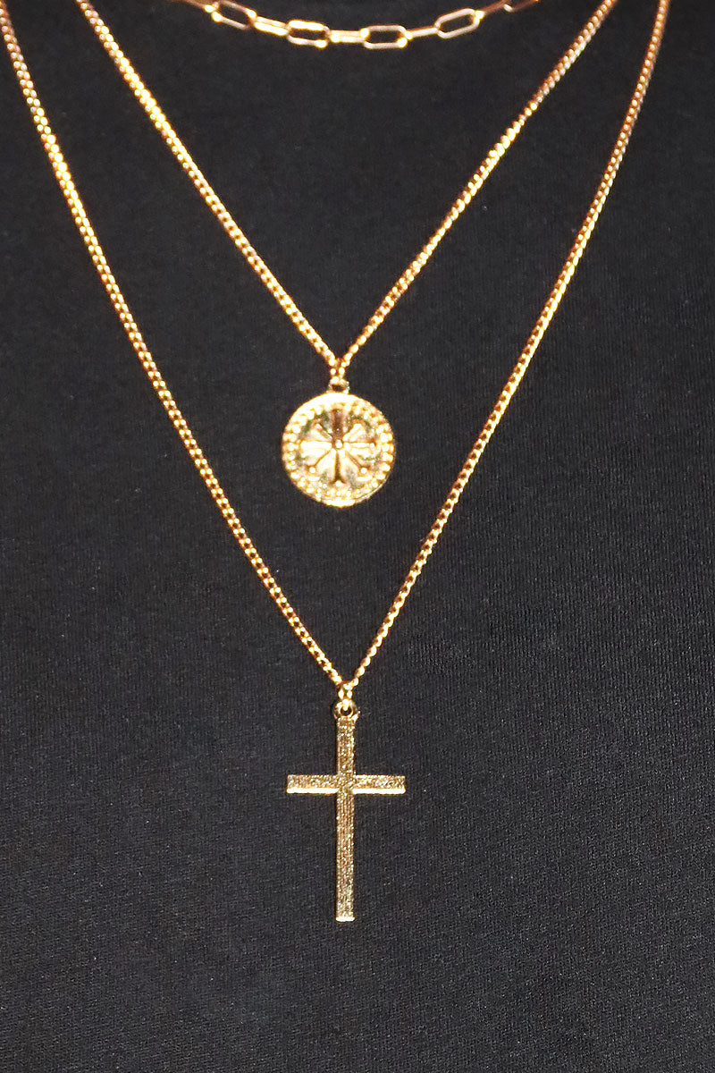 Vatican Necklace Set - Gold