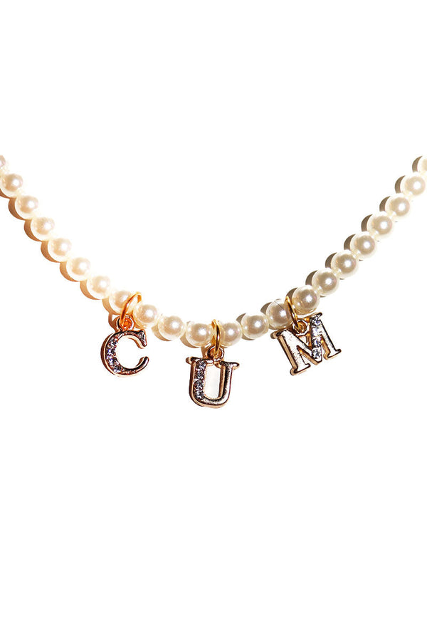 Cum Pearl Bracelet in White, view 2