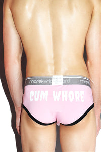 Cum Whore Brief- Pink