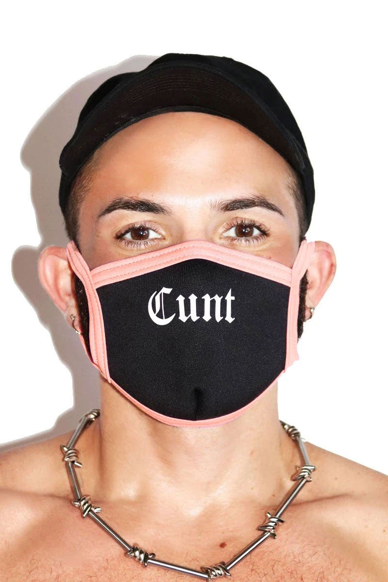 Cunt Face Mask-Black