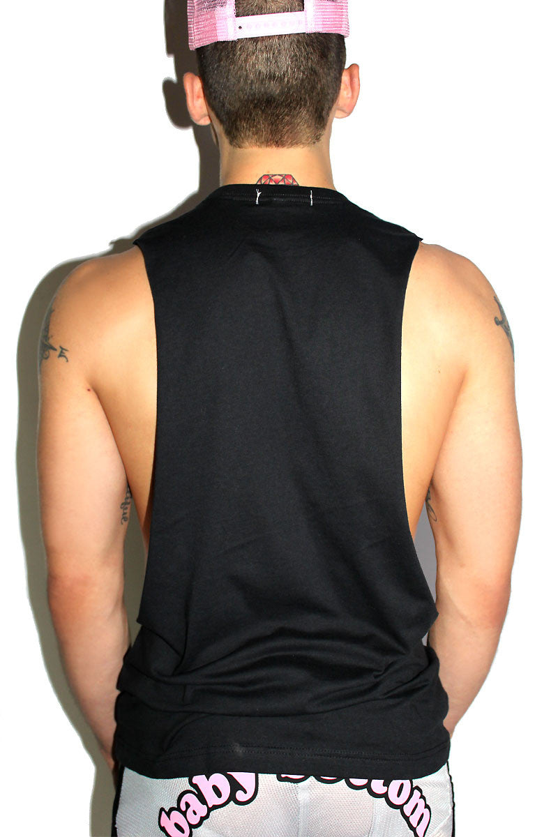 Cunt Touch This Low Arm Shredder Tank- Black