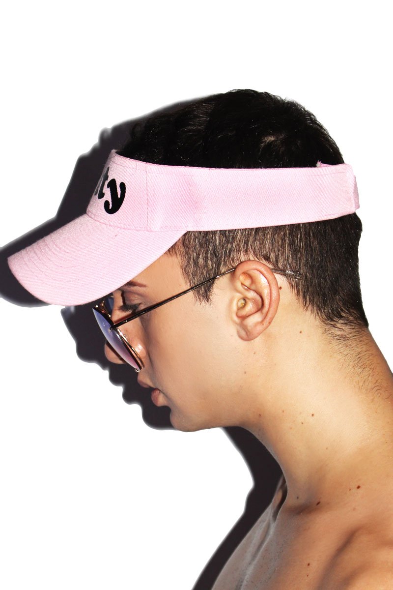 Cunty Visor Hat-Pink