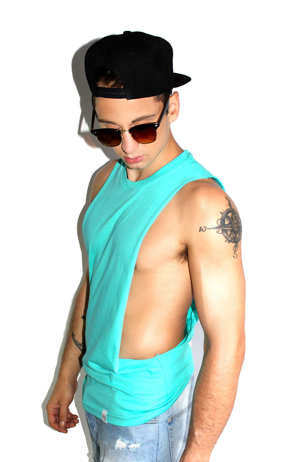 Core Shredder Tank in Teal, view 2