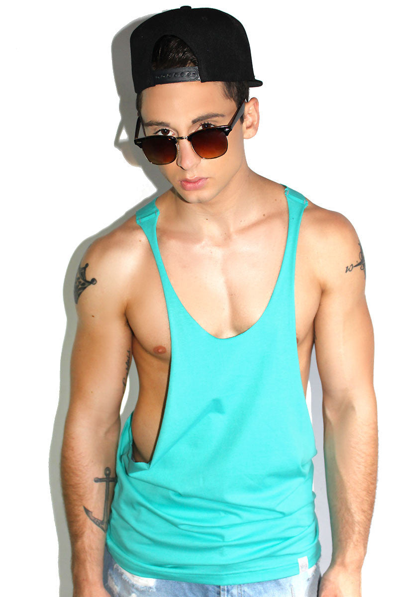 Core String Tank-Teal – Marek+Richard