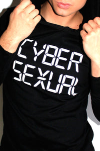 Cyber Sexual Hoodie-Black