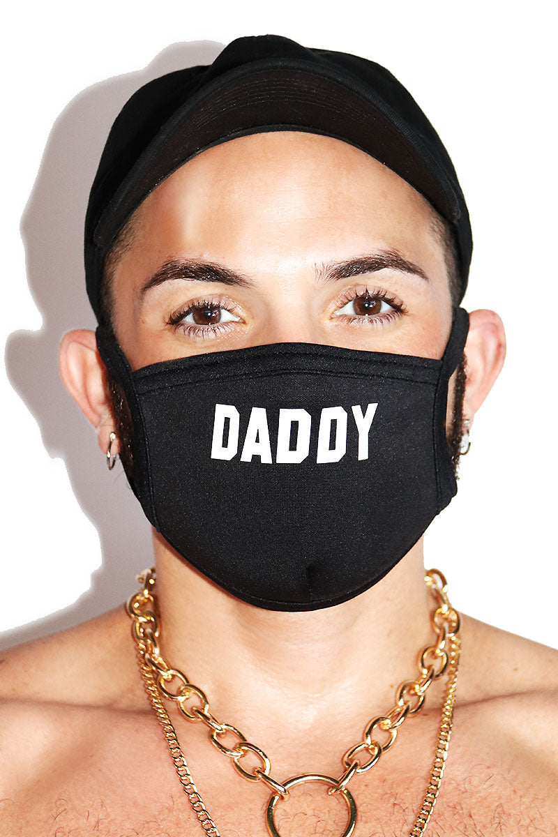 Daddy Face Mask- Black