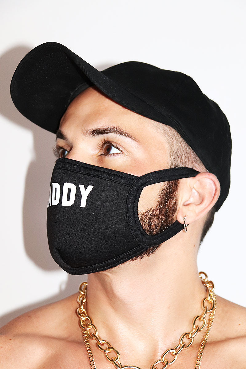 Daddy Face Mask- Black