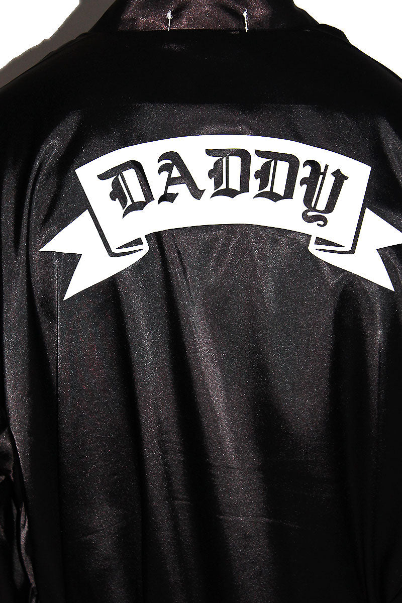 Daddy Lounge Robe-Black