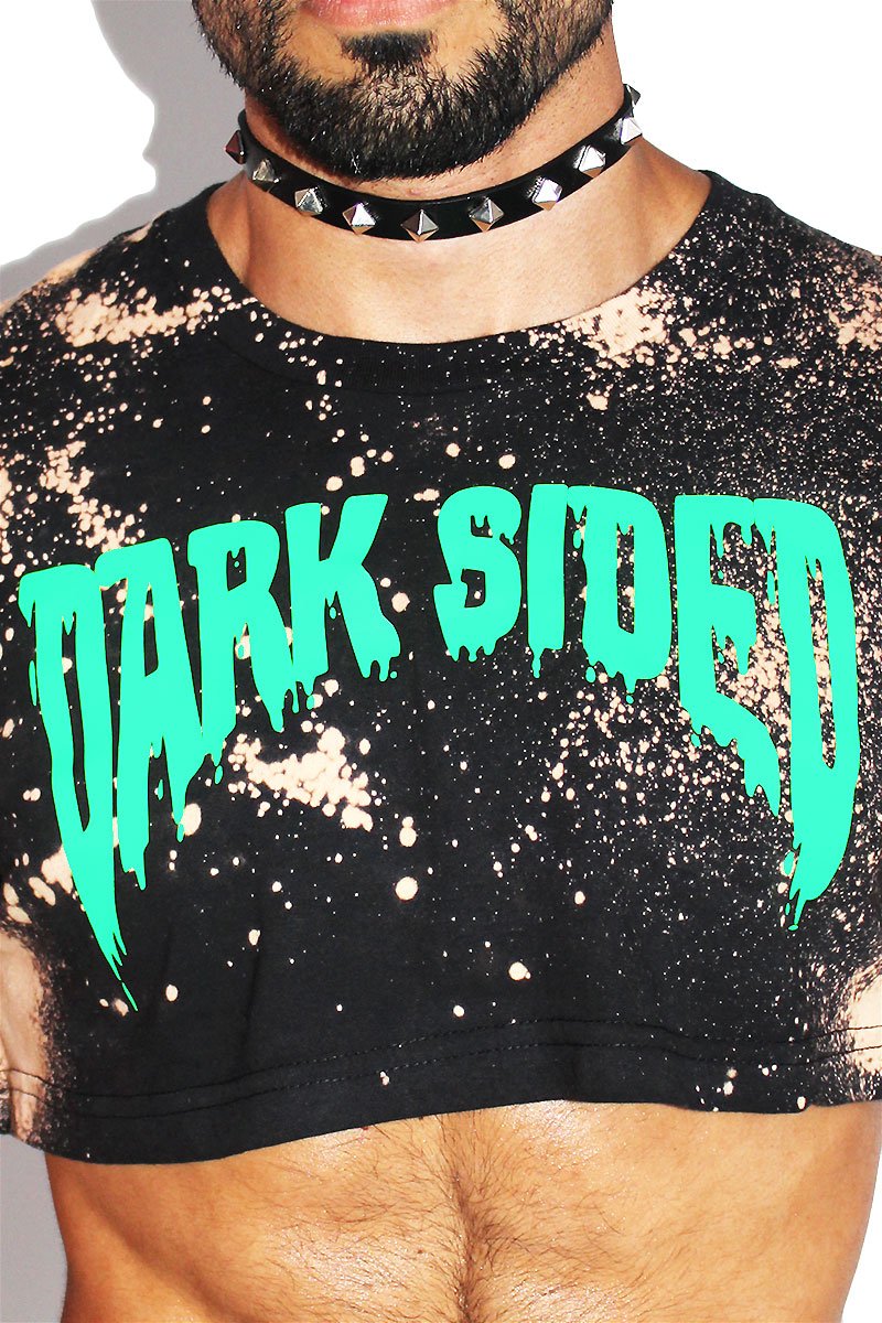 Dark Sided Extreme Crop Tee- Black